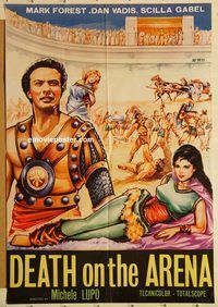 s212 COLOSSUS OF THE ARENA Pakistani movie poster '83 Forest, Maciste