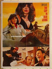 s227 COP IN BLUE JEANS Pakistani movie poster '76 Jack Palance