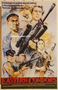 s336 EASTERN CONDORS Pakistani movie poster '86 Sammo Hung Kam-Bo