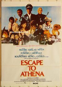 s353 ESCAPE TO ATHENA Pakistani movie poster '79 Roger Moore