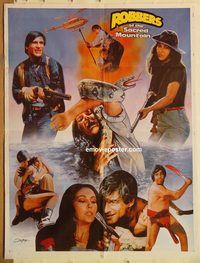 s370 FALCON'S GOLD Pakistani movie poster '82 John Marley, Schulz