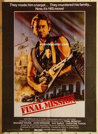 s395 FINAL MISSION Pakistani movie poster '84 Richard Young