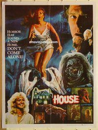 s540 HOUSE Pakistani movie poster '86 haunted house horror!