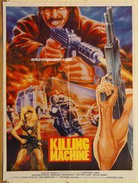 s619 KILLING MACHINE Pakistani movie poster '86 Lee Van Cleef