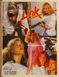 s674 LINK Pakistani movie poster '86 Elisabeth Shue, Terence Stamp