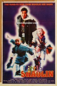 t304 LITTLE SHAOLIN 23x34.5 Pakistani movie poster '90s family kung-fu