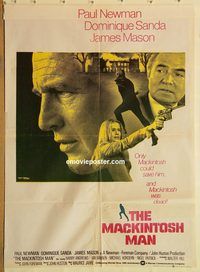 s697 MACKINTOSH MAN Pakistani movie poster '73 Paul Newman, Huston