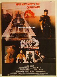 s699 MAD MAX 2: THE ROAD WARRIOR Pakistani movie poster '82 Mel Gibson