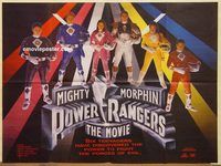 s759 MIGHTY MORPHIN POWER RANGERS #2 Pakistani movie poster '95
