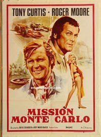s771 MISSION MONTE CARLO Pakistani movie poster '74 Tony Curtis