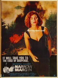 s790 NARROW MARGIN Pakistani movie poster '90 Hackman, Anne Archer
