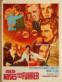 s920 RED ROSES FOR THE FUHRER Pakistani movie poster '68 Pier Angeli