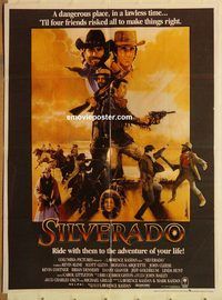 t027 SILVERADO Pakistani movie poster '85 Kevin Kline, Kevin Costner