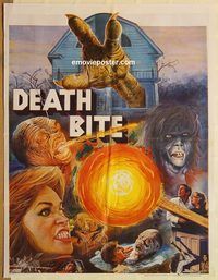 t056 SPASMS style B Pakistani movie poster '83 Peter Fonda, horror!