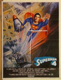 t105 SUPERMAN 4 Pakistani movie poster '87 Christopher Reeve