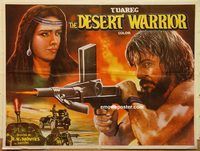 t186 TUAREG THE DESERT WARRIOR #1 Pakistani movie poster '84 Mark Harmon