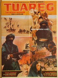 t187 TUAREG THE DESERT WARRIOR #2 Pakistani movie poster '84 Mark Harmon