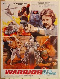 t227 WARRIOR OF THE LOST WORLD Pakistani movie poster '83 Robert Ginty