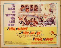 y047 AFTER THE FOX half-sheet movie poster '66 Sellers, Frazetta artwork!