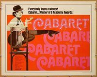 y096 CABARET half-sheet movie poster R74 Liza Minnelli, Bob Fosse