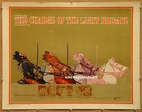 y104 CHARGE OF THE LIGHT BRIGADE half-sheet movie poster '68 Howard
