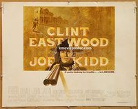 y258 JOE KIDD half-sheet movie poster '72 Clint Eastwood, Duvall, Sturges