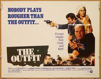 y355 OUTFIT half-sheet movie poster '73 Robert Duvall, Joe Don Baker