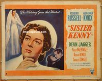 y422 SISTER KENNY style A half-sheet movie poster '46 Rosalind Russell