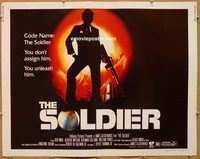 y426 SOLDIER half-sheet movie poster '82 Ken Wahl, Lisa Cain