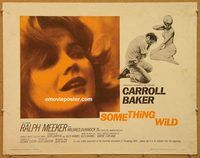 y430 SOMETHING WILD half-sheet movie poster '62 Carroll Baker, Meeker