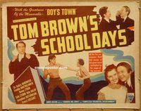 y467 TOM BROWN'S SCHOOL DAYS half-sheet movie poster R45 Cedric Hardwicke