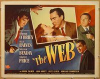 y503 WEB half-sheet movie poster '47 Edmond O'Brien, Ella Raines, noir!