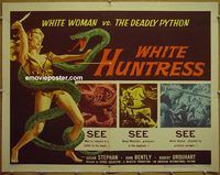 y508 OUTLAW SAFARI half-sheet movie poster R57 vs. Deadly Python!
