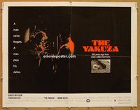 y520 YAKUZA half-sheet movie poster '75 Robert Mitchum, Paul Schrader