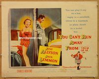 y522 YOU CAN'T RUN AWAY FROM IT half-sheet movie poster '56 Lemmon, Allyson
