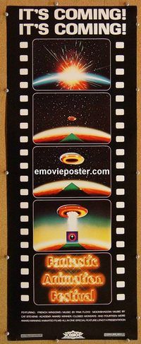 w189 FANTASTIC ANIMATION FESTIVAL insert movie poster '77 Pink Floyd