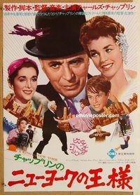 w838 KING IN NEW YORK Japanese movie poster R75 Charlie Chaplin