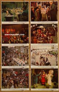 a025 OLIVER 8 color 8x10 movie stills '69 Charles Dickens, Oliver Reed