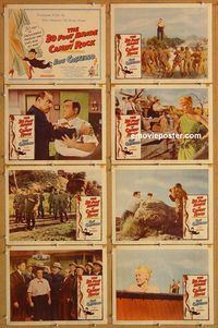 a924 30 FOOT BRIDE OF CANDY ROCK 8 movie lobby cards '59 Lou Costello