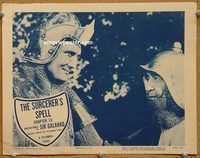 a404 ADVENTURES OF SIR GALAHAD Chap 10 movie lobby card '49 Reeves