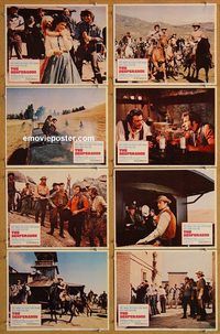 a988 DESPERADOS 8 movie lobby cards '69 Vince Edwards, Jack Palance