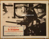 a455 DR STRANGELOVE movie lobby card '64 Sterling Hayden, Sellers