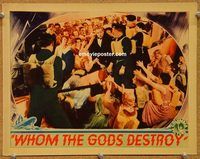 a598 WHOM THE GODS DESTROY movie lobby card '34 shipwreck scene!