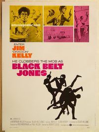 d554 BLACK BELT JONES 30x40 movie poster '74 martial arts!