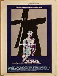 d555 BLACK WINDMILL 30x40 movie poster '74 Michael Caine, Pleasence