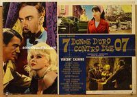 d256 7 DONNE D'ORO CONTRO DUE 07 Italian photobusta movie poster '66