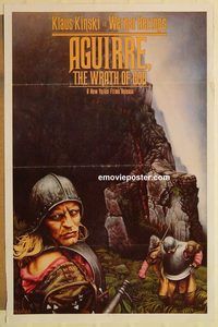 e013 AGUIRRE, THE WRATH OF GOD one-sheet movie poster '72 Klaus Kinski
