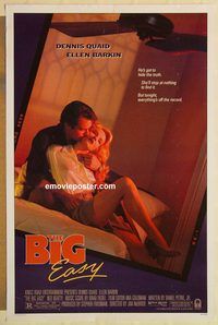 e054 BIG EASY one-sheet movie poster '87 Dennis Quaid, Ellen Barkin