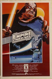 e166 EMPIRE STRIKES BACK 1sh movie poster R90 George Lucas classic!