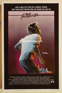 e202 FOOTLOOSE one-sheet movie poster '84 dancin' Kevin Bacon!